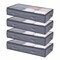 Set of 4 Under Bed Storage Organizer Foldable Clothes and Shoe Storage with Transparent PVC Lid